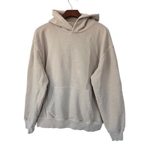 Madewell McCarren Hoodie Pullover Relaxed Fit Mens S Beige MC554